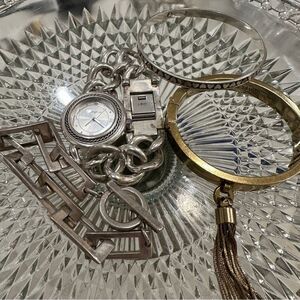 Brighton | Michael Kors | 925 bracelet bundle hassle bangle hearts chunky j525